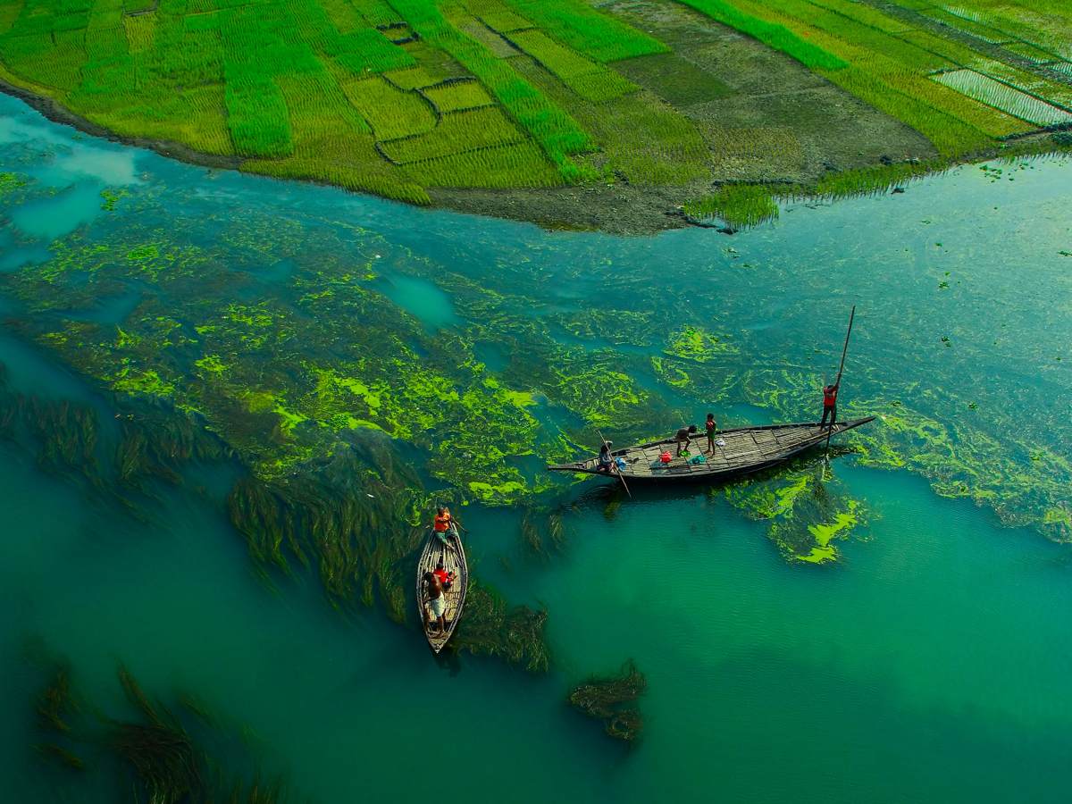 River landscape in Barisal Division, Bangladesh – Development projects